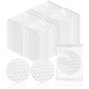 여행 사이즈 코튼 라운드 개별 포장 대부분의 피부 타입을 위한 벌크 메이크업 패드 소프트 (2개/세트, 총 50세트)