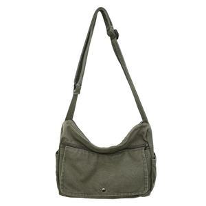 Zlinevy 캔버스 크로스바디 백 메신저백 여성용 및 남성용 빈티지 사첼, 여러 포켓 포함