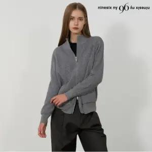 골지 투웨이 집업 니트 긴팔 가디건 (NP3CK020L0)