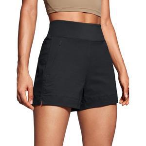 CRZ 요가 여성용 경량 미드 라이즈 하이킹 반바지 4