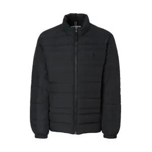 [헤지스] 블랙 단색 패딩점퍼 WHJU4D402BK