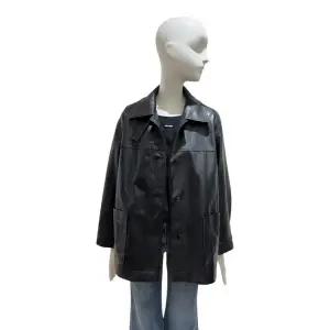 [롯데백화점]쥬크 루즈핏 레더 싱글 자켓 Z253PSF301