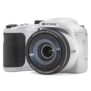 KODAK PIXPRO AZ255-WH 16MP 디지털 카메라 25X 광학 줌 24mm 광각 이미지 안정화 1080P 풀 HD 비디오 3인치 LCD 브이로그 카메라(화이트)