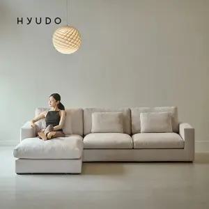 GS단독]휴도 시월의 동백 2740 구스 DAVIS 4인 패브릭소파+스툴