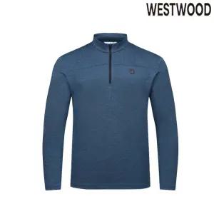 [롯데백화점]웨스트우드 남성 간절기 마운틴 멜란지 집업티셔츠 WO3MTTS309