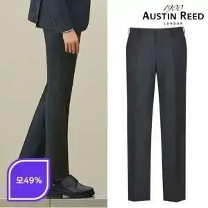 [오스틴리드]울혼방 슬럽 조직 스트레치 정장팬츠-APN19765