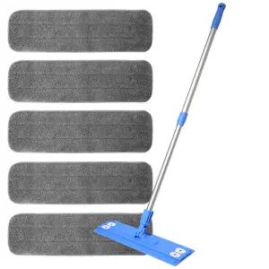 미소진몰 이태리 밀대 + 그레이 리필 패드 5장[극세사]