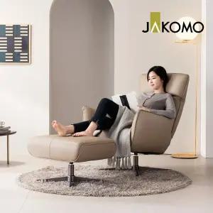 [무이자60][자코모] 카이저 1인 리클라이너 슈렁큰 천연면피 소가죽 체어