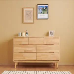 아르메 벨리나 원목 와이드 3단 서랍장