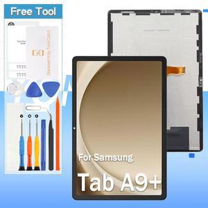 삼성 갤럭시 탭 A9+ SM-X210, SM-X215, SM-X216B용 A9 플러스 11.0인치 LCD 디스플레이 디지털화 조립 수리 부품(도구 포함), 검은색
