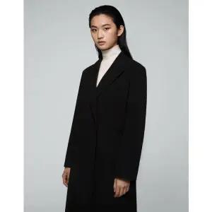 [최초가 639,000원] 블랙 울 캐시미어 블렌디드 코트