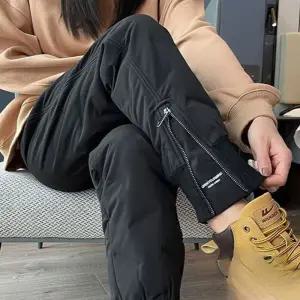 골프패딩바지 여성 누빔 여성골프 퀄팅 조거팬츠 조거 겨울