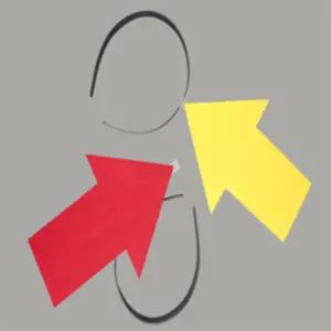 굿픽몰 화살표 머리띠 파티머리띠