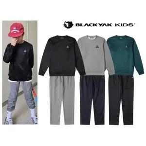 [롯데백화점]블랙야크 키즈 25년 F/W신상 간절기용 기본 아동맨투맨세트 O빌레이니트맨투맨세트