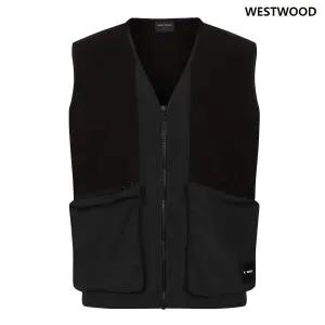 [AK플라자] [웨스트우드] 남성 브이넥 플리스 조끼 WN3MCVT627