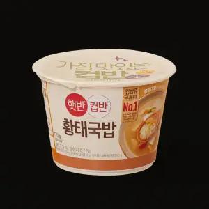 CJ햇반컵반 황태국밥(찰현미밥) 170G 2개 밀키트 야식 간편식