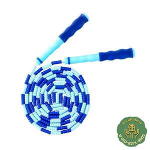 미끄럼 방지 점프 로프 전문 세그먼트 조정 가능한 부드러운 구슬 피트니스 줄넘기 소년