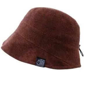 [애슬릿] 버킷햇 중년 여성 벙거지 모자 면 코튼 가을 겨울 국내산