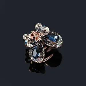 집게 핀 네이비 미니 보석 포인트 쇠-WFHN9G3