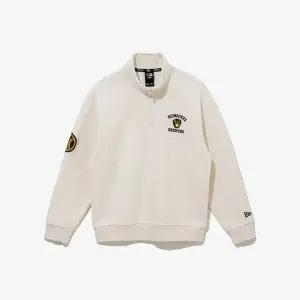 [뉴에라키즈](타임스퀘어점패션관)[키즈] MLB 밀워키 브루어스 하프 집업 오트밀14863838