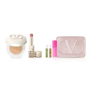 [발렌티노 뷰티] [S단독]고-쿠션 글로우 랑데부&스파이크세트(+누드스몰파우치+립푸퍼미니어처+향수2ml ...