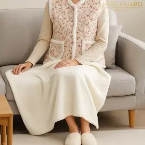 엄마 김장조끼 할머니조끼 경량패딩 꽃무늬 촌캉스 누빔 양털 뽀글이 로지