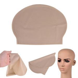 1 라텍스 살 피부 남여 대머리 가발 모자 고무 스킨 의상 장난