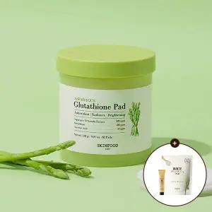 [스킨푸드] [총90매] 아스파라거스 광채 패드 60매 + (증정) 라이스패드30매 + 로열허니인리치크림15ml