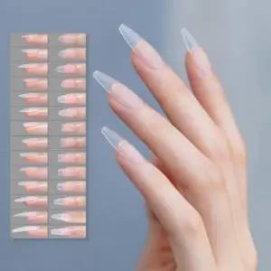 네일 연장팁 360 pcs 베이스젤 프롬더네일 깁미팁 아트팁 재료 네일오발팁 인조 손톱
