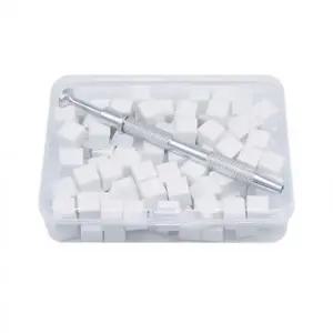 네일 그라데이션 스펀지 100p + 집게 세트 아트 재료 쇼핑몰 케어 페디큐어 디자인