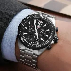 태그호이어 포뮬러 1 크로노 쿼츠 남성 메탈시계 CAZ1010.BA0842