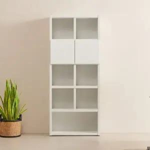 [신세계라이브쇼핑]깔끔 서재진열장 중간도어 책장 선반장 ITG160R (착불)