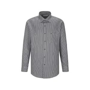 [듀퐁] 트윌 스트라이프 176 비즈니스 셔츠 블랙 SE4FM11LS176SBK