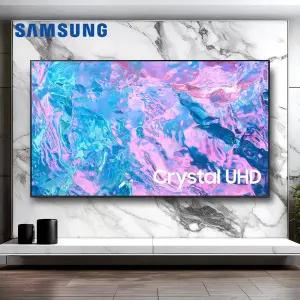 [삼성] 165cm(65인치) 스마트 티비 UHD Crystal 4K TV UN65CU7000FXZA 방문설치