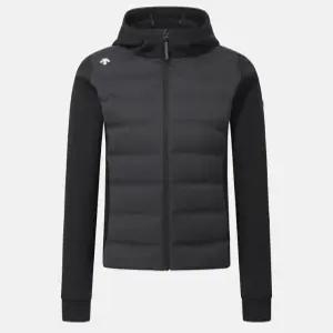 데상트 여성 트레이닝 하이브리드 기모 집업 자켓 B1 SQ322PFT91 BLK0 IVY0