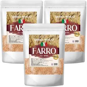 건강중심 엠머 밀 파로 (1kg x 3개) 고대곡물 쌀