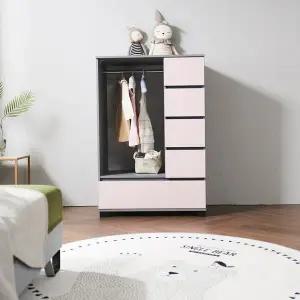 아이전용 오픈형 옷장 겸 행거 서랍장 80cm P0000EHT