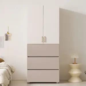 [착불배송] 마이 3단 서랍형 키큰 옷장 800