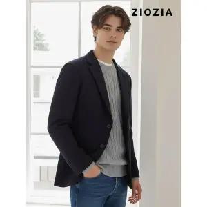 [하프클럽/]스트레치 그레이 캐주얼 셋업 자켓 S (AAD4KG1601_CGR)