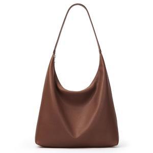 칼리디 캐주얼 토트백 가죽 호보 지퍼 작업 가방 여성용 어깨 여행 가방