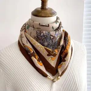 여성스카프 흘러내림 없는 세련된 자석 스카프 6타입