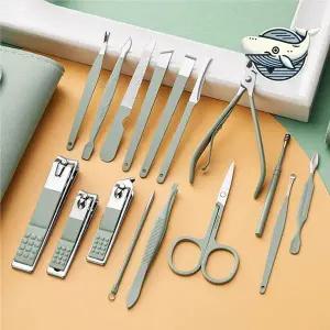 [하프클럽/]휴대용 네일케어 도구세트 손톱손질 전문가용