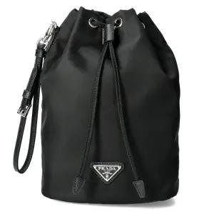 25FW  삼각로고 리나일론 버킷 파우치백 1NS369 R067 F0002