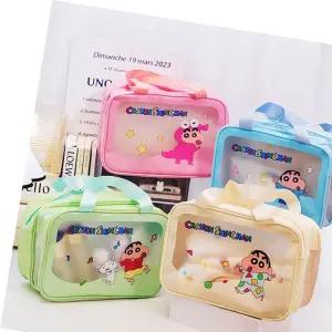 여아수영가방 짱구 캐릭터 사각 대용량 비치 가방 수영장 물놀이