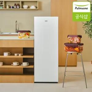 풀무원 120L 글라스화이트 김치냉장고 KS120DG1YY (전용김치통 4.5L 4개+9L 3개 증정)