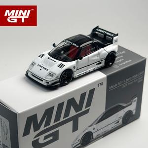 MINIGT 1:64 화이트 마즈다 AZ1 리버티 워크 LB40 2024 도쿄 오토 살롱 합금 자동차 모델 953