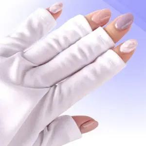 [하프클럽/]UV/LED 자외선차단 네일장갑 젤네일장갑