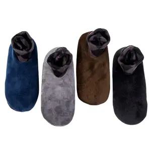 남자 4족세트 하이탑 기모 덧신 양말 할아버지 보온 남성 따뜻한 겨울 방한