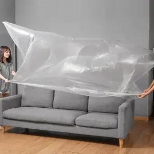쇼파 비닐 커버 방수 덮개 포장 투명 매트리스 방습