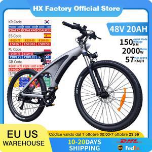 HX Q5 E 자전거 2000W 성인 전기 48V 20AH 27 5 인치 도시 산악 전자